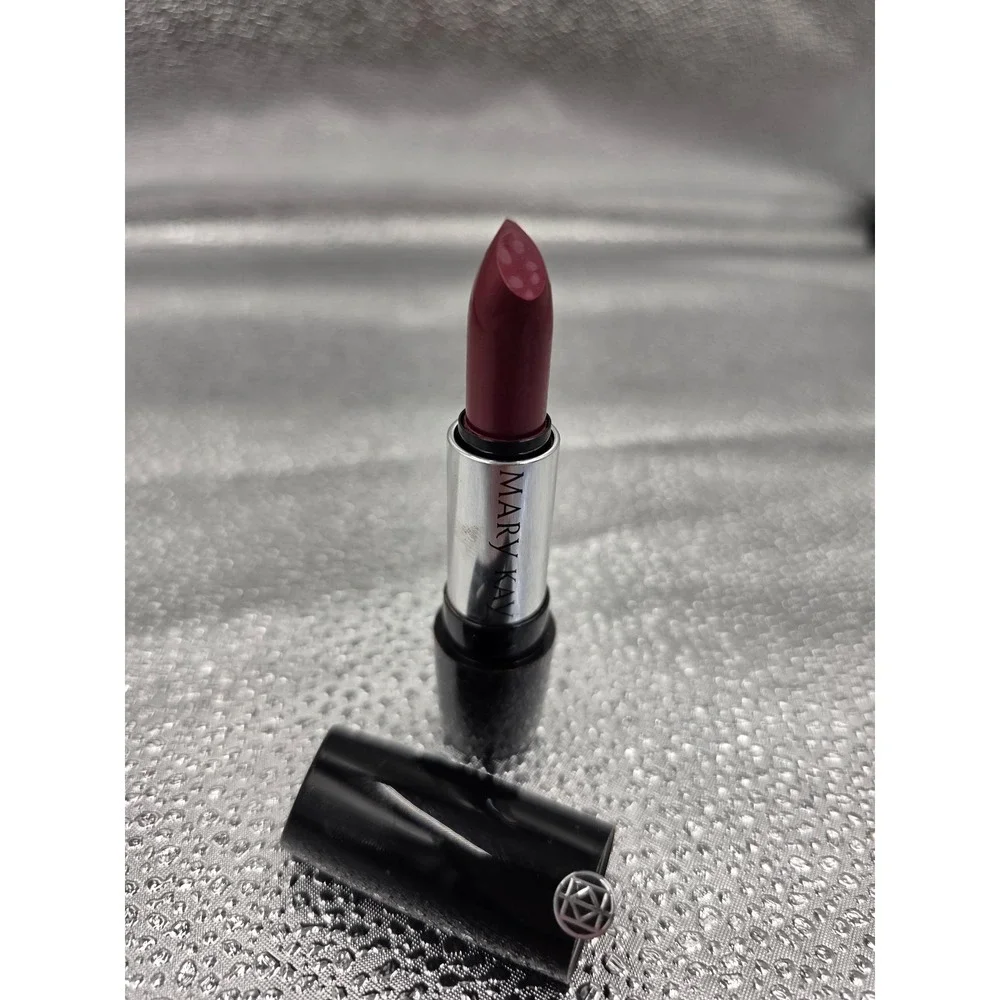 Mary Kay Gel Semi-Matte Lipstick Apple Berry 094640 Deep Red Berry Made USA O2